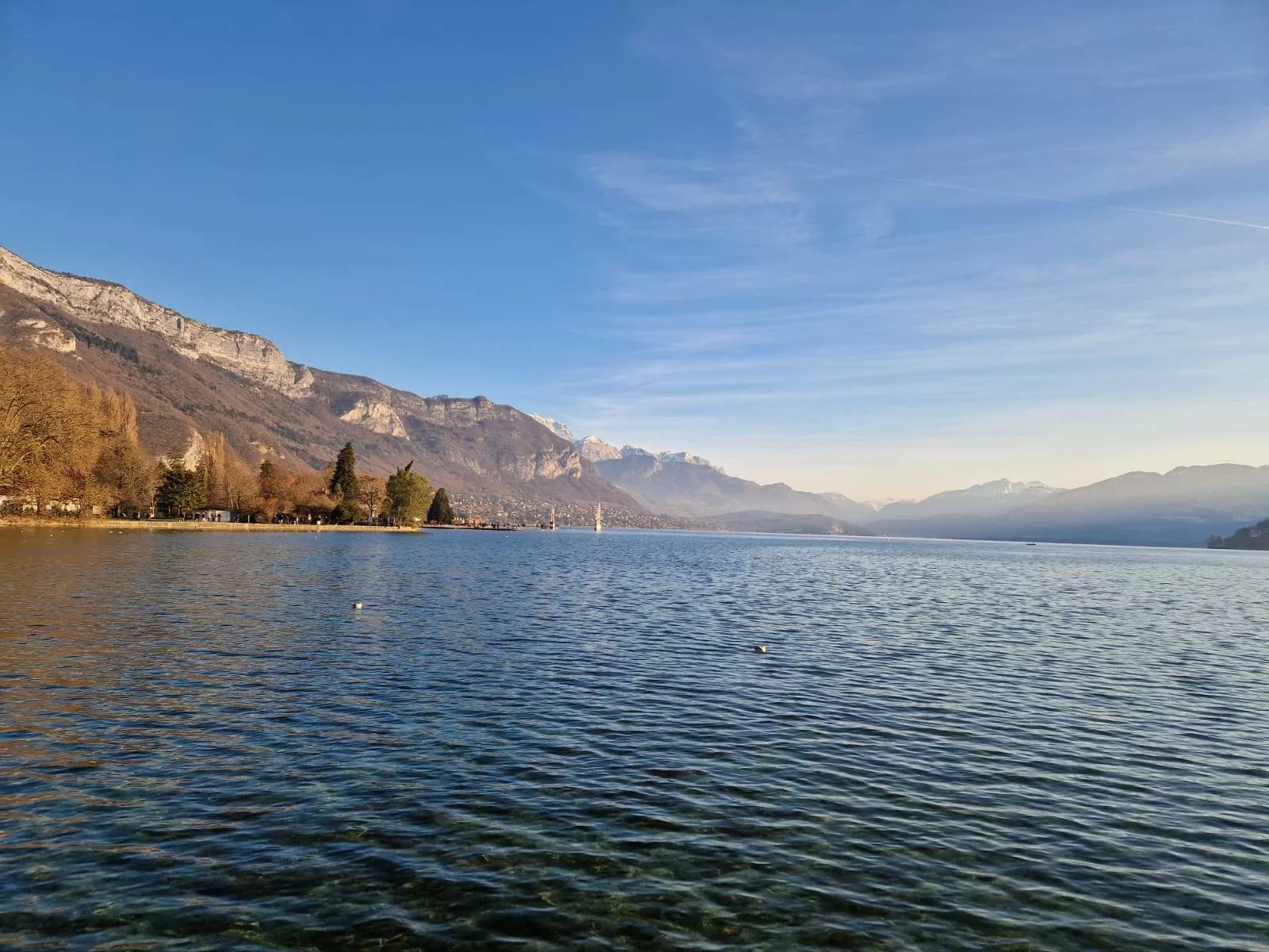 vue sur le Mont Veyrier 1er janvier