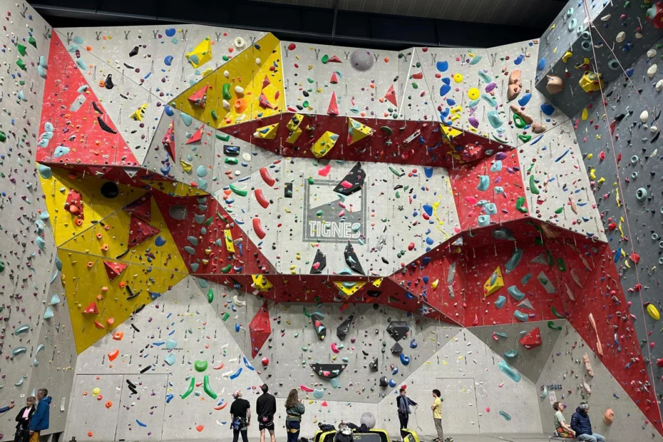 escalade en salle Tignes