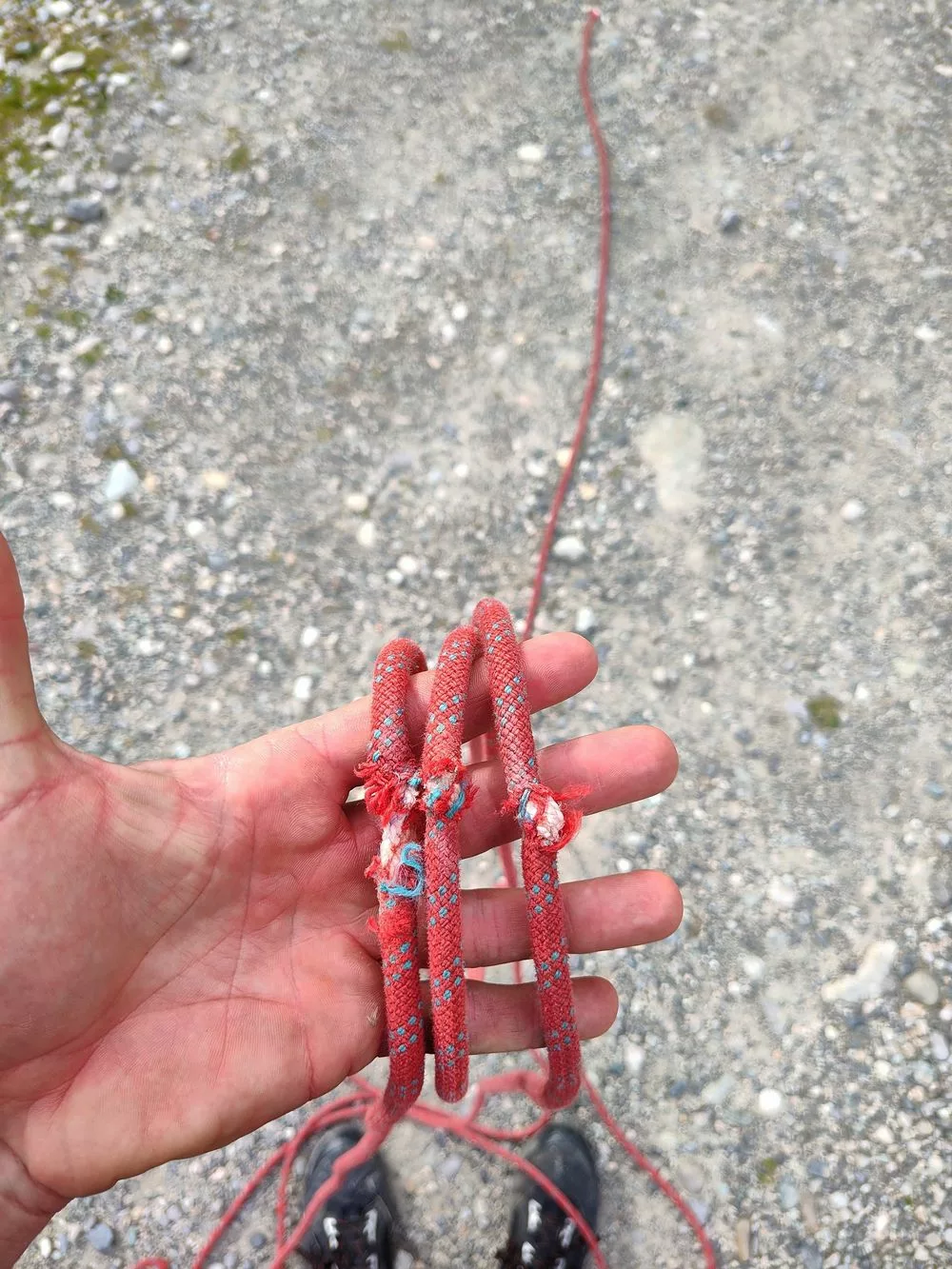 rupture gaine corde escalade