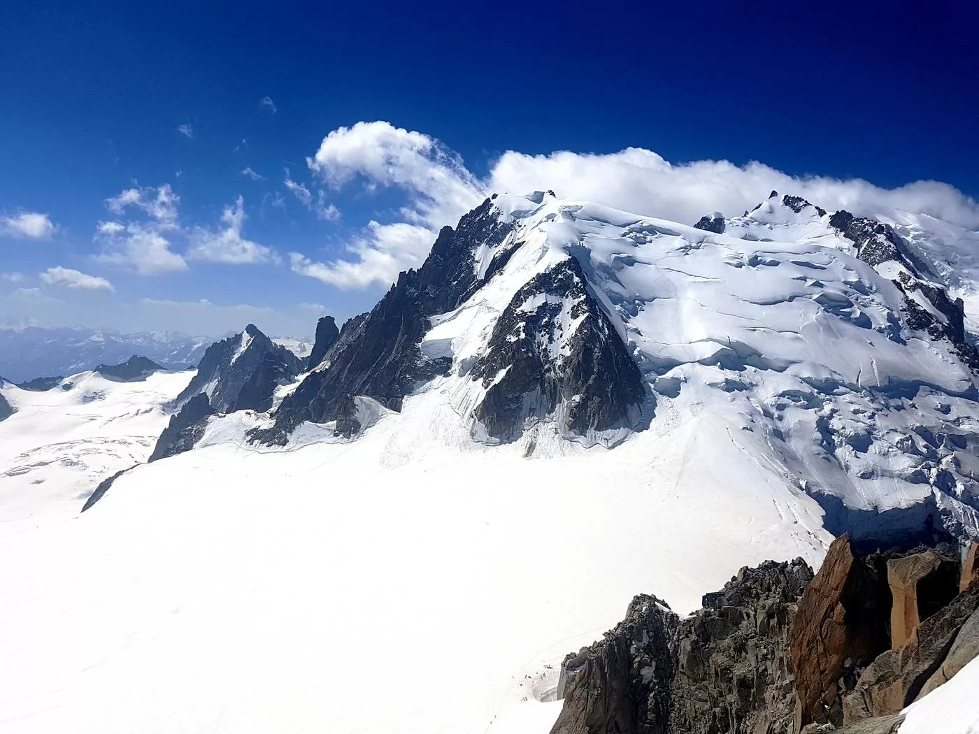 ascension du mont blanc par les 3 monts