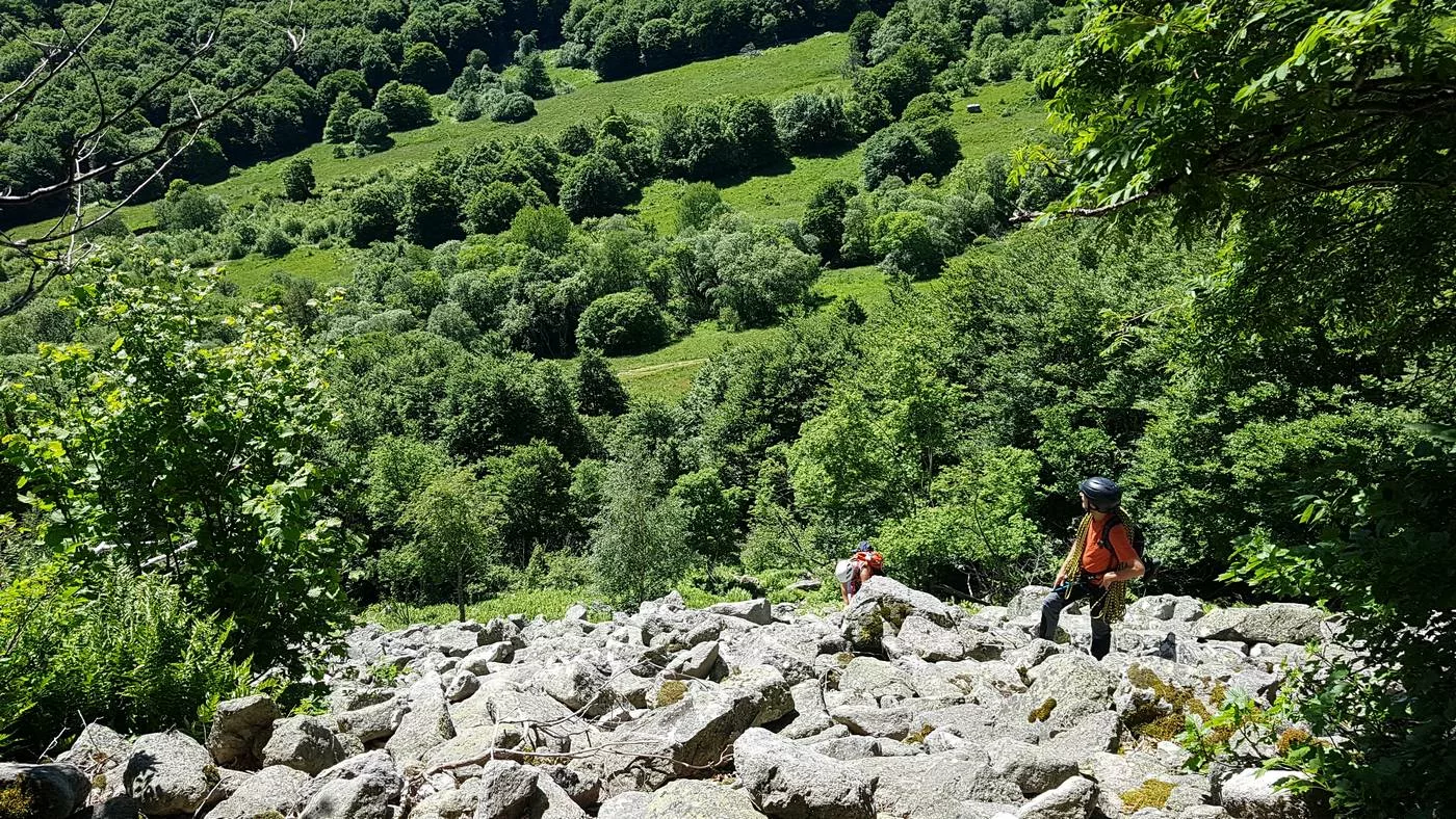 escalade vallée de chaudefour