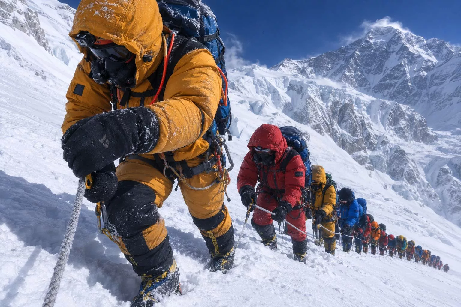 poignée jumar alpinisme Himalaya