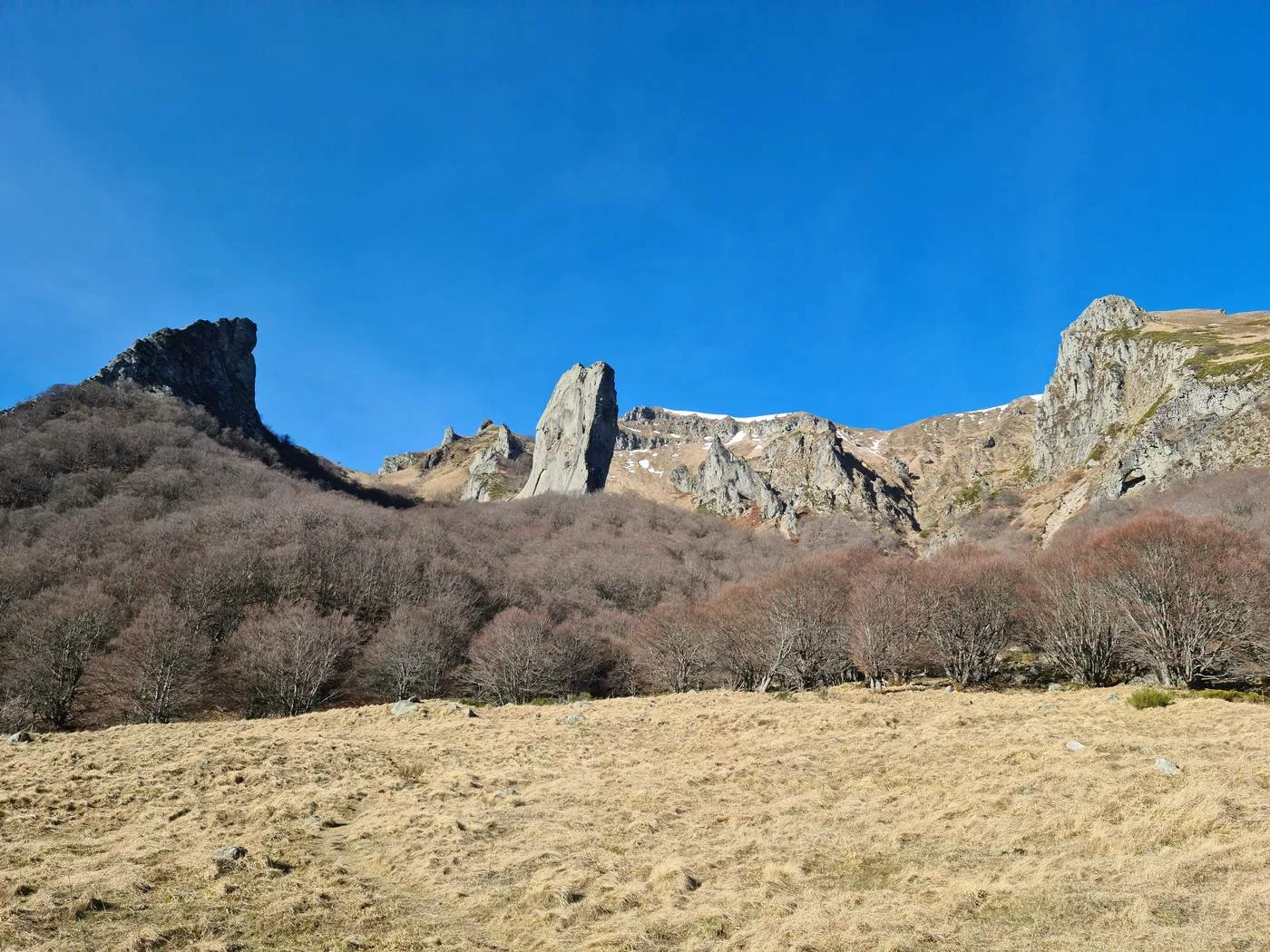 randonnée vallée de chaudefour hiver