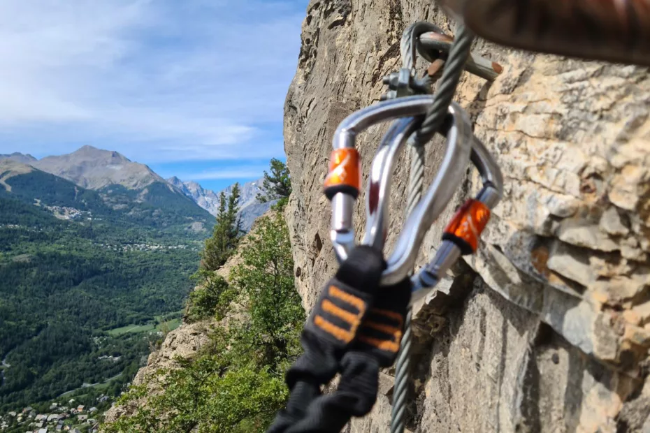 risque chute via ferrata